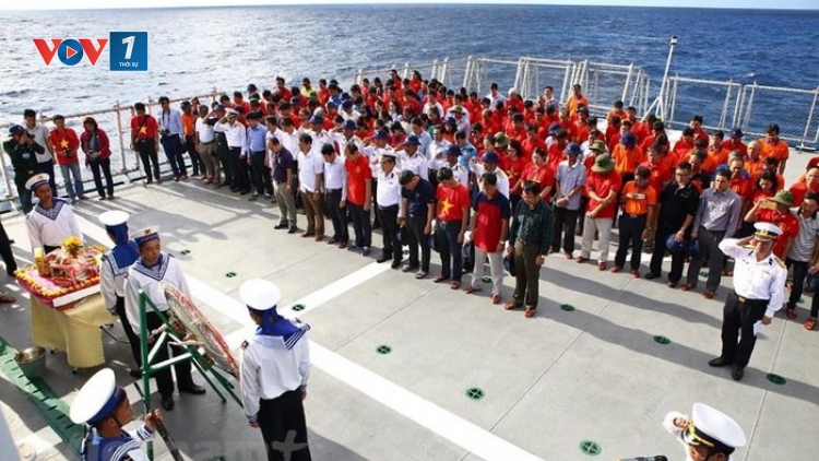 Lễ tưởng niệm đặc biệt trên biển (15/3/2019)