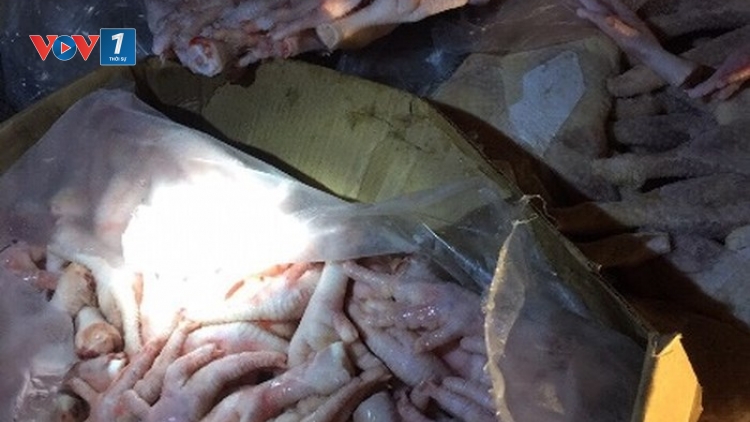 Bắc Giang: Thu giữ 800kg sản phẩm động vật không rõ nguồn gốc xuất xứ (18/4/2019)