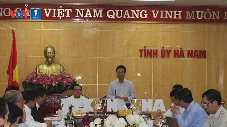Thực hiện Nghị quyết Trung ương 4 ở Hà Nam (23/4/2019)