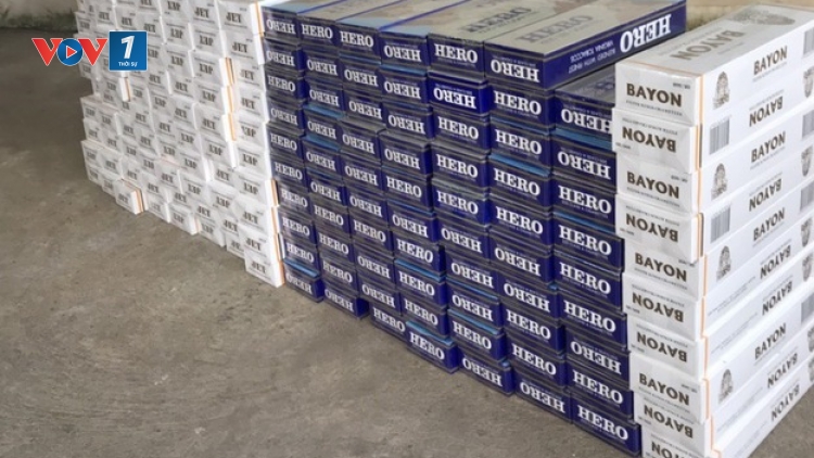 Quản lý thị trường Trà Vinh tạm giữ gần 5.000 bao thuốc lá điếu nhập lậu (27/6/2019)