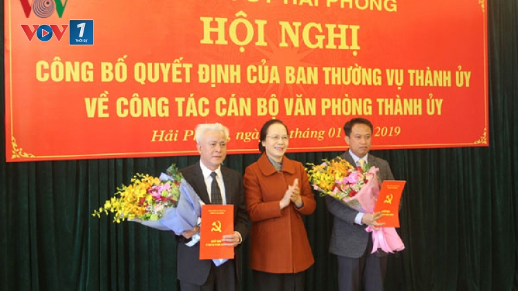 Công tác luân chuyển cán bộ ở Hải Phòng (30/7/2019)