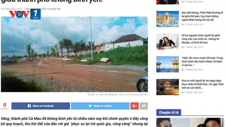 Thu hẹp "không gian đen" mang ý đồ đen tối (5/8/2019)