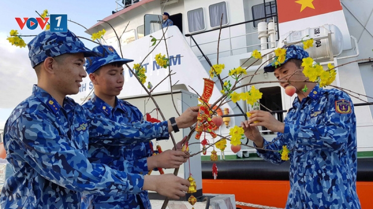 Đón Tết trên biển tại tàu cảnh sát biển 9004 (17/1/2020)