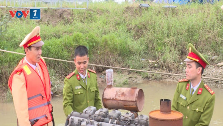 Bắc Ninh: Kiên quyết xử nghiêm hành vi khai thác cát trái phép (28/2/2020)
