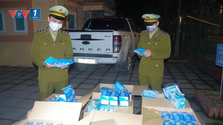 Thái Nguyên: Tịch thu lô khẩu trang gần 20.000 chiếc (16/4/2020)