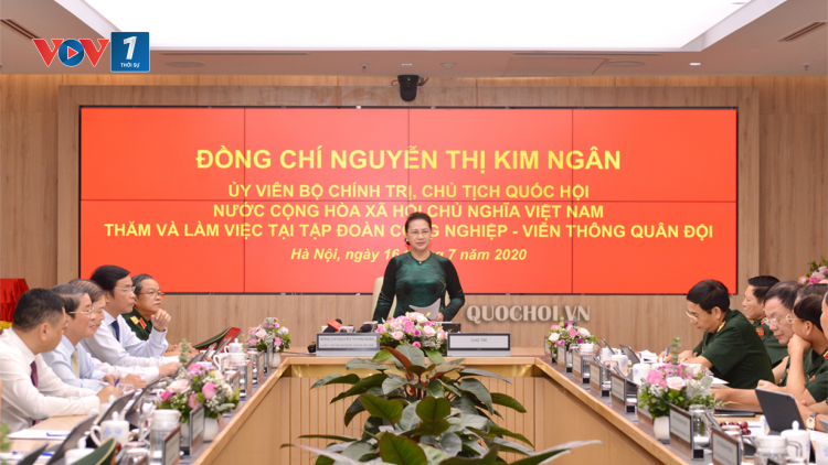 THỜI SỰ 18H CHIỀU 16/07/2020: Chủ tịch Quốc hội Nguyễn Thị Kim Ngân thăm và làm việc tại Tập đoàn Công nghiệp - Viễn thông Quân đội Viettel.
