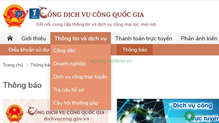 Thúc đẩy thanh toán trực tuyến trên Cổng Dịch vụ công Quốc gia (10/9/2020)