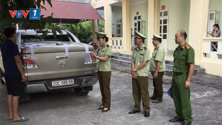 Quản lý thị trường Hà Giang tạm giữ hàng tấn khoáng sản không có hóa đơn chứng từ (8/9/2020)