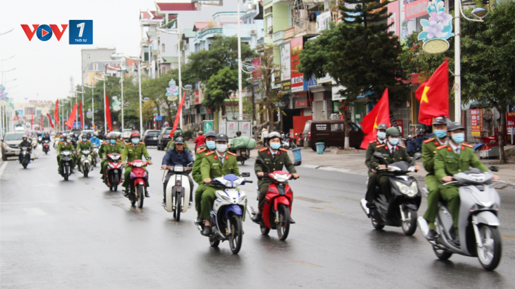 Công an Quảng Ninh ra quân trấn áp tội phạm, bảo vệ Tết bình yên (29/01/2020)