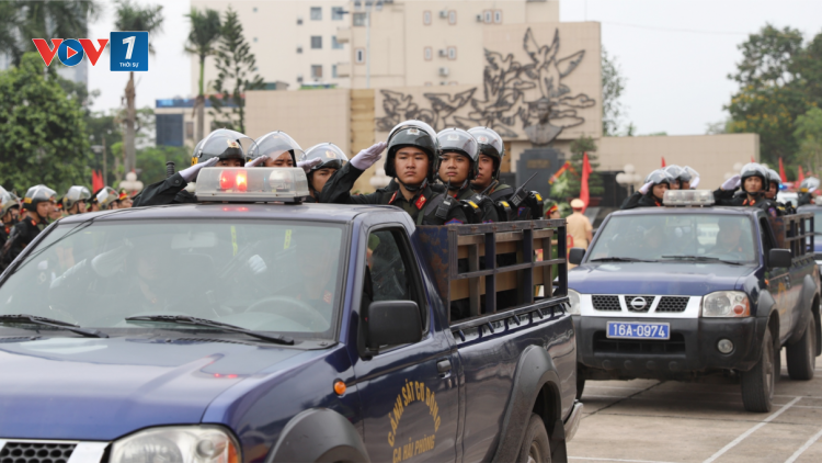 Công an thành phố Hải Phòng tăng cường bảo đảm an ninh trật tự để nhân dân vui xuân đón Tết (25/01/2021)