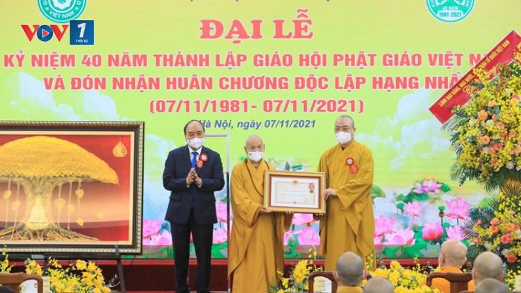 THỜI SỰ 12H TRƯA 07/11/202: Chủ tịch nước Nguyễn Xuân Phúc dự đại lễ kỷ niệm 40 năm thành lập Giáo hội Phật giáo Việt Nam