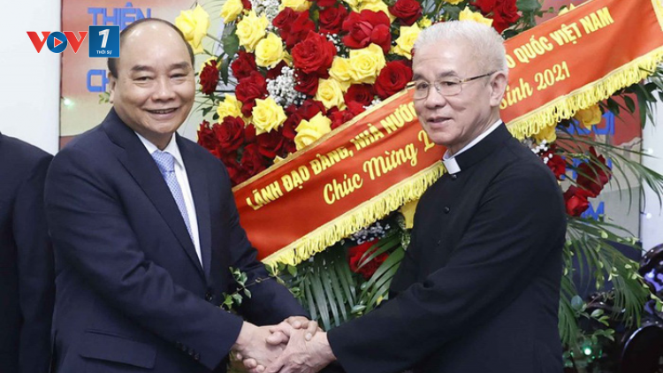 THỜI SỰ 12H TRƯA 23/12/2021: Chủ tịch nước Nguyễn Xuân Phúc chúc mừng Giáng sinh đồng bào công giáo Việt Nam.