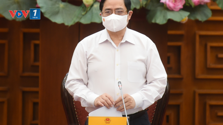 Thủ tướng Phạm Minh Chính: xử lý nghiêm những nơi lơ là phòng chống dịch (30/4/2021)