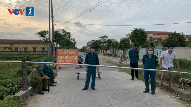 Hải Phòng: 2 thôn bị phong tỏa y tế liên quan bệnh nhân mắc COVID-19 (08/05/2021)