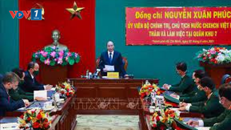 THỜI SỰ 18H CHIỀU 22/05/2021: CT nước Nguyễn Xuân Phúc thăm và làm việc tại BTL Quân khu 7.