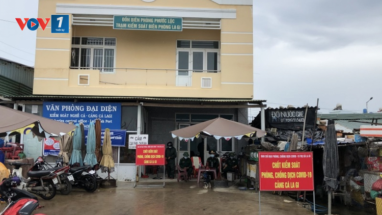 Bình Thuận tăng cường phòng chống dịch tại các cảng cá. (29/07/2021)