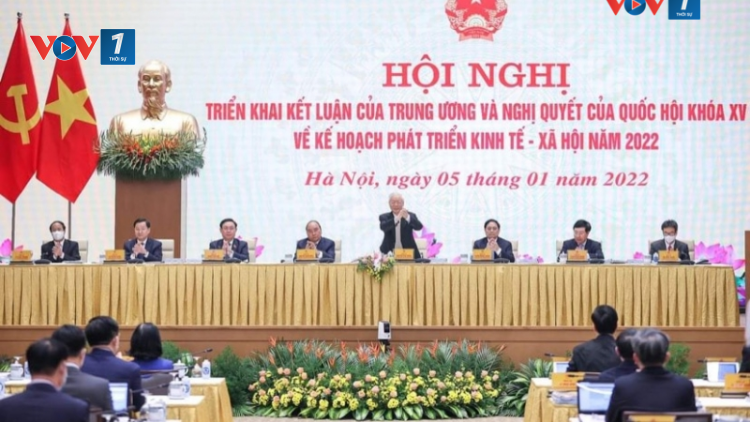 THỜI SỰ 12H TRƯA 5/1/2022: Hội nghị trực tuyến Chính phủ với các địa phương về Kế hoạch phát triển kinh tế, xã hội năm 2022.