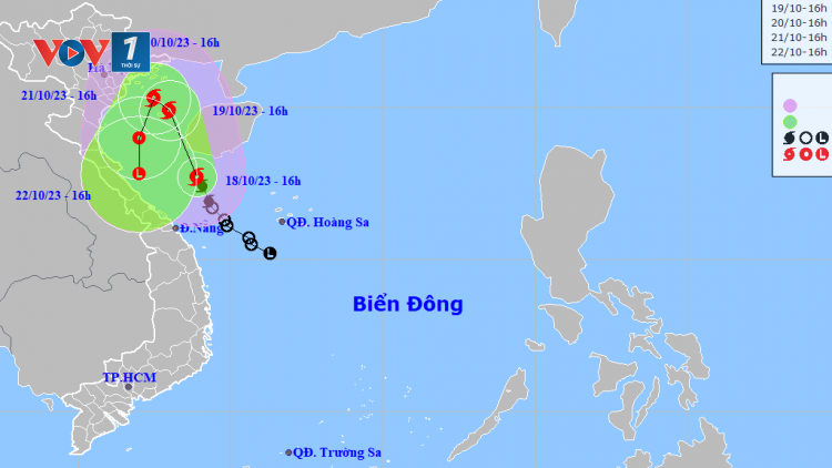 THỜI SỰ 21H30 ĐÊM 18/10/2023: Bão số 5 đang tiến nhanh vào khu vực Vịnh Bắc Bộ và có khả năng mạnh thêm và đổi hướng di chuyển