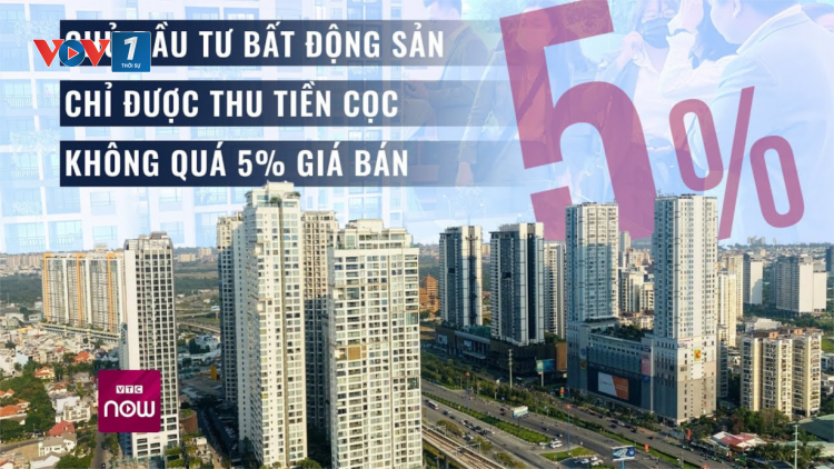 Chủ đầu tư dự án bất động sản chỉ được thu tiền cọc không quá 5% giá bán (29/11/2023)