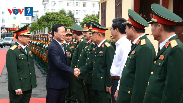 THỜI SỰ 12H TRƯA 5/12/2023: Chủ tịch nước Võ Văn Thưởng thăm và làm việc với Bộ Tư lệnh Quân khu 5