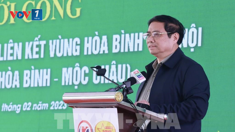 THỜI SỰ 12H TRƯA 26/2/2023: Thủ tướng Phạm Minh Chính dự Lễ khởi công đường liên kết vùng Hòa Bình - Hà Nội và Cao tốc Sơn La đoạn Hòa Bình - Mộc Châu