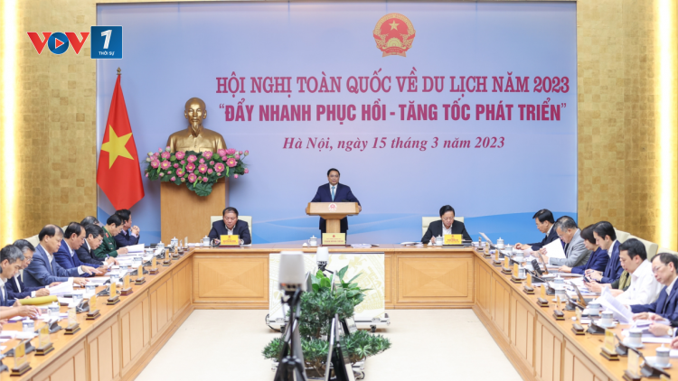 THỜI SỰ 12H TRƯA 15/3/2023: Thủ tướng Phạm Minh Chính chủ trì Hội nghị trực tuyến toàn quốc về du lịch năm 2023 với chủ đề “Đẩy nhanh phục hồi – Tăng tốc phát triển”.