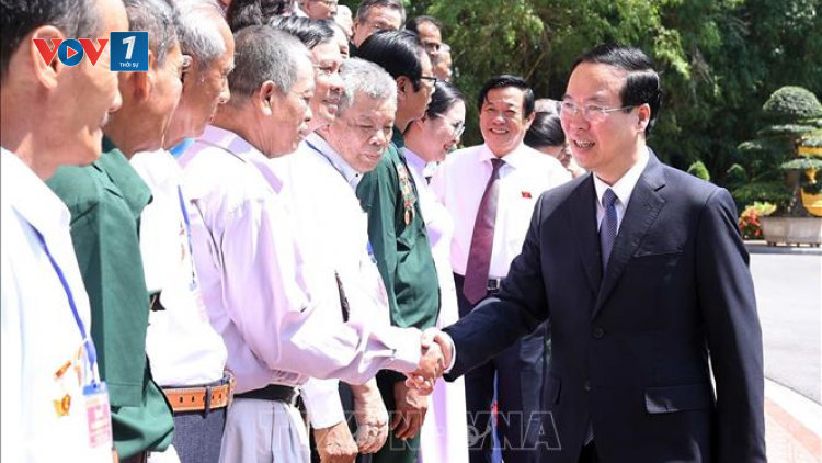 THỜI SỰ 12H TRƯA 30/5/2023: Chủ tịch nước Võ Văn Thưởng tiếp đoàn đại biểu người có công tỉnh Vĩnh Long.