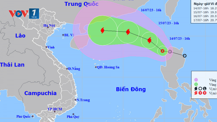 THỜI SỰ 21H30 ĐÊM 14/7/2023: Sau khi đi vào Biển Đông trong đêm nay hoặc sáng mai, áp thấp nhiệt đới có khả năng sẽ mạnh lên thành bão.