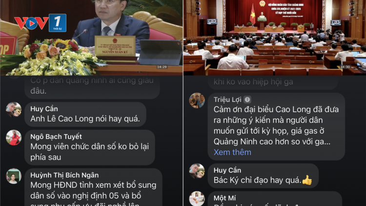 THỜI SỰ 21H30 ĐÊM 11/7/2023: Lần đầu tiên tại kỳ họp HĐND tỉnh Quảng Ninh, cử tri trong tỉnh cùng tham gia chất vấn trực tuyến lãnh đạo các sở ngành và nhận câu trả lời thông qua livestream trên fanpage.