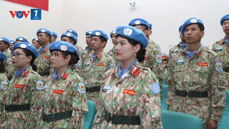 THỜISỰ 6H SÁNG 8/8/2023: Đội Công binh số 2 của Việt Nam hôm nay lên đường tham gia lực lượng gìn giữ hòa bình LHQ tại phái bộ ở Abyei.