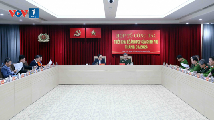 THỜI SỰ 21H30 ĐÊM 25/1/2024: Phó Thủ tướng Trần Lưu Quang họp tổ công tác triển khai Đề án 06 rà soát vướng mắc rào cản trong triển khai đề án.