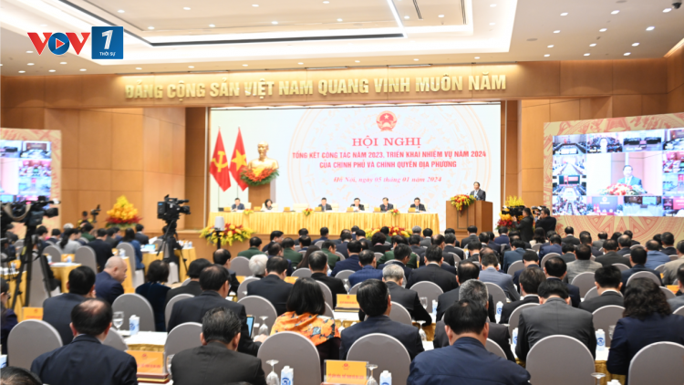THỜI SỰ 12H TRƯA 05/01/2024: Hội nghị tổng kết công tác năm 2023, triển khai nhiệm vụ năm 2024 của Chính phủ và chính quyền địa phương