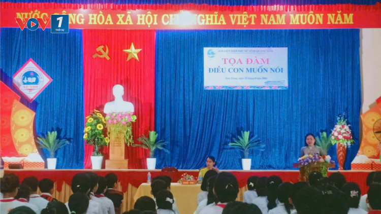 Phụ nữ Quảng Nam ngăn chặn bất bình đẳng giới và xâm hại trẻ em (23/10/2024)