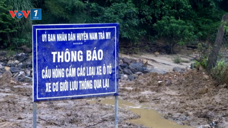 Quảng Nam: Rà soát lại các điểm có nguy cơ sạt lở, sẵn sàng di dời người dân đến nơi an toàn (26/10/2024)