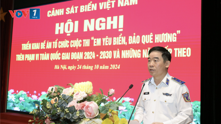 Cảnh sát biển Việt Nam triển khai Đề án Cuộc thi “Em yêu biển, đảo quê hương” (24/10/2024)
