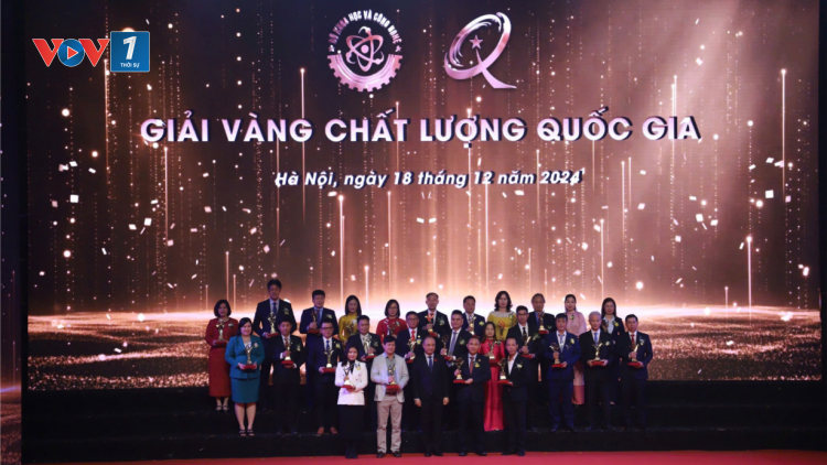 Trao Giải thưởng Chất lượng Quốc gia giai đoạn 2021-2023 cho 133 doanh nghiệp (18/12/2024)