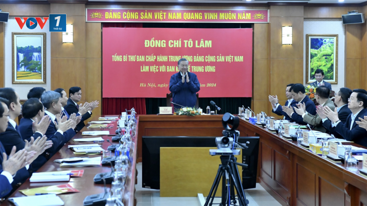 THỜI SỰ 18H CHIỀU 9/12/2024: Tổng Bí thư Tô Lâm yêu cầu Ban Kinh tế Trung ương nâng cao năng lực nghiên cứu, dự báo, tiếp tục đóng góp hiệu quả vào việc xây dựng văn kiện Đại hội XIV của Đảng.