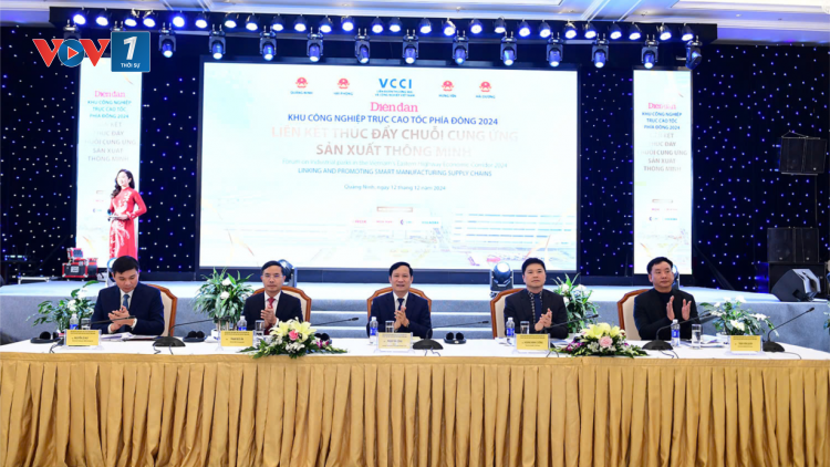 Diễn đàn KCN trục cao tốc phía Đông 2024: Thúc đẩy chuỗi cung ứng sản xuất thông minh (13/12/2024)