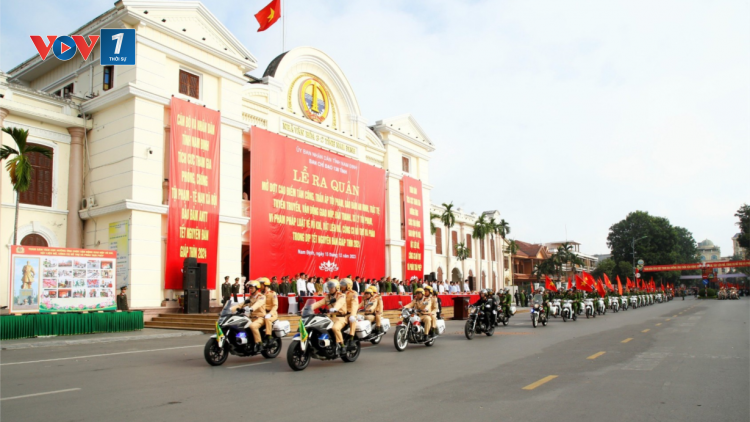 Công an Nam Định tăng cường phòng, chống tội phạm để nhân dân vui xuân đón Tết (05/02/2024)