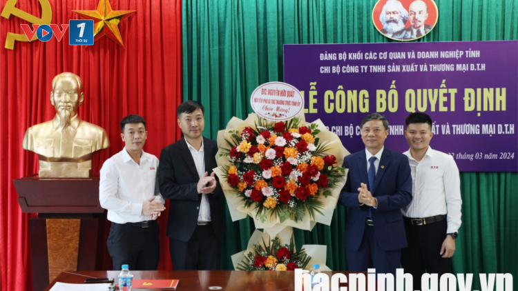 THỜI SỰ 21H30 ĐÊM 22/3/2024: Thành lập Chi bộ Đảng trong doanh nghiệp tư nhân đầu tiên tại Bắc Ninh (22/3/2024)