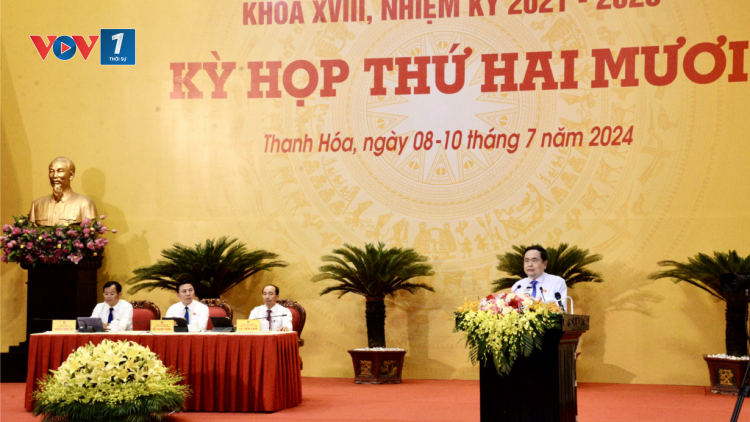 THỜI SỰ 12H TRƯA 08/07/2024: Chủ tịch Quốc hội Trần Thanh Mẫn dự Kỳ họp thứ 20 Hội đồng nhân dân tỉnh Thanh Hóa