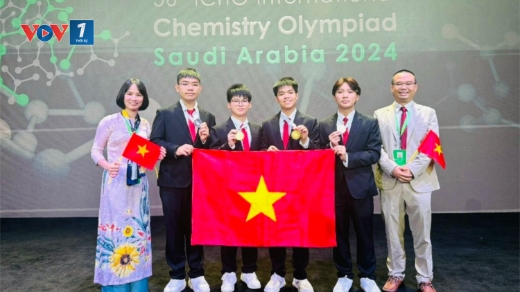 THỜI SỰ 18H CHIỀU 30/7/2024: Cả 4 học sinh Việt Nam dự thi Olympic Hóa học quốc tế năm nay đều giành được huy chương, trong đó 3 Huy chương Vàng và 1 Huy chương Bạc.