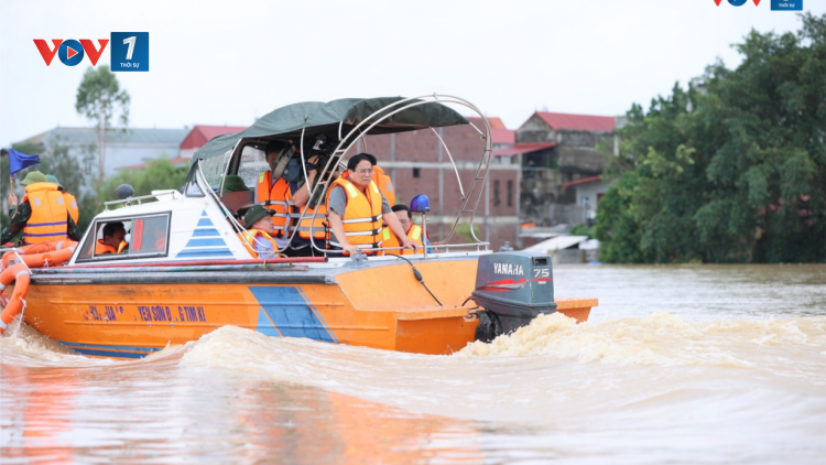 THỜI SỰ 12H TRƯA 10/9/2024: Thủ tướng Phạm Minh Chính thị sát, chỉ đạo công tác ứng phó, khắc phục hậu quả mưa lũ tại tỉnh Bắc Giang và Bắc Ninh.