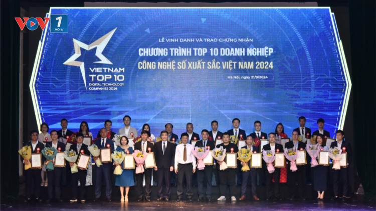 THỜI SỰ 18H CHIỀU 21/9/2024: Top 10 Doanh nghiệp công nghệ số xuất sắc Việt Nam năm 2024 khẳng định vị thế của Việt Nam trên bản đồ thế giới về công nghệ toàn cầu.