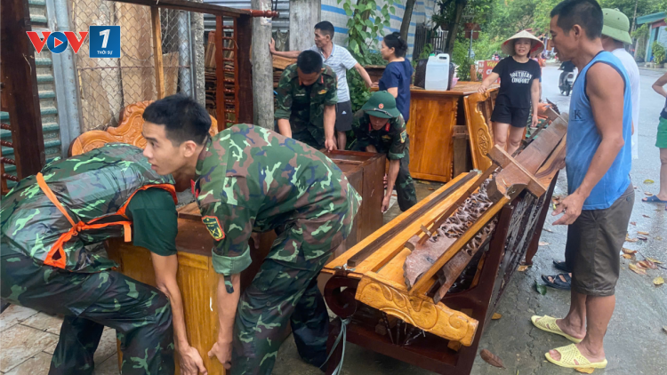 Trong thiên tai bền chặt tình quân dân (PS 10/9/2024)