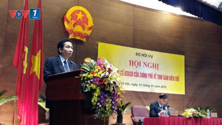 Giảm đầu mối cơ quan sự nghiệp để tinh giản biên chế - Đây là ý kiến của nhiều đại biểu tại Hội nghị toàn quốc triển khai Nghị quyết của Bộ Chính trị. (Thời sự chiều 12/01/2016)