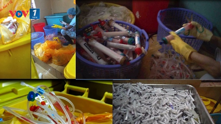 Bệnh viện Bạch Mai khẳng định không có chuyện bán rác thải y tế nguy hại ra ngoài (Thời sự đêm 08/01/2016)