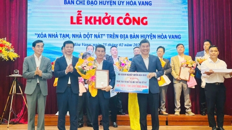 Huyện Hòa Vang, thành phố Đà Nẵng khởi công  xóa nhà tạm, nhà dột nát năm 2025