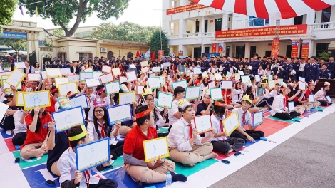 Công tác tuyên truyền lan tỏa thông điệp Cuộc thi" Em yêu biển, đảo quê hương"