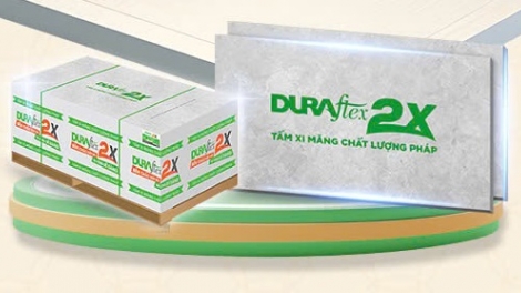 Tấm xi măng xanh DURAflex Low Carbon- hiện thực hóa không gian sống xanh, thân thiện với môi trường